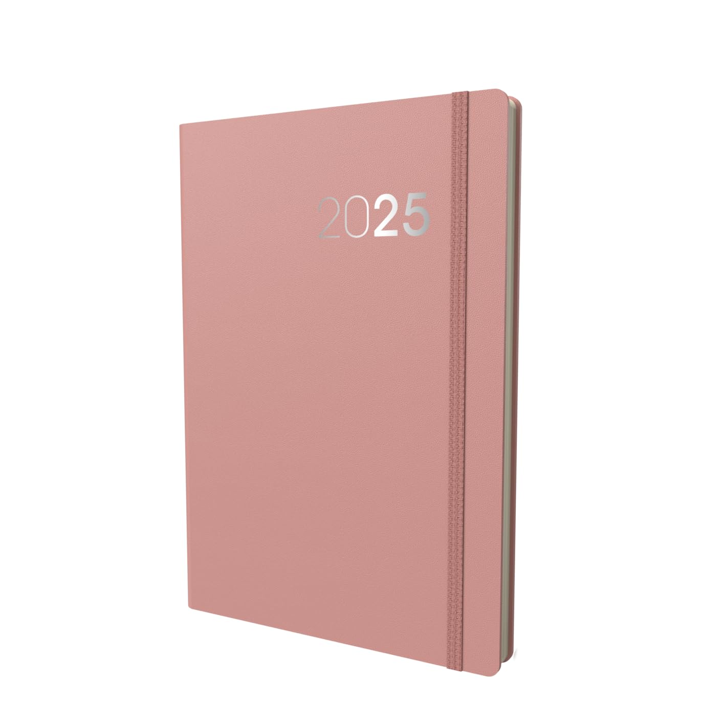 Collins Legacy 2025 Planner - A5 Day To Page Diary (with Appointments) - Pink - (CL51.50-25) - Professional Daily Planner with Soft Touch Cover
