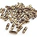 Ball Chain Brass Pull Connectors-ANTIQUE BRASS / BRONZE #6 3.2mm (50 pieces)