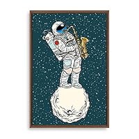 Framed Canvas Wall Art Cartoon Children's Room Canvas Prints Home Artwork Decoration for Living Room,Bedroom - 16x24 inches