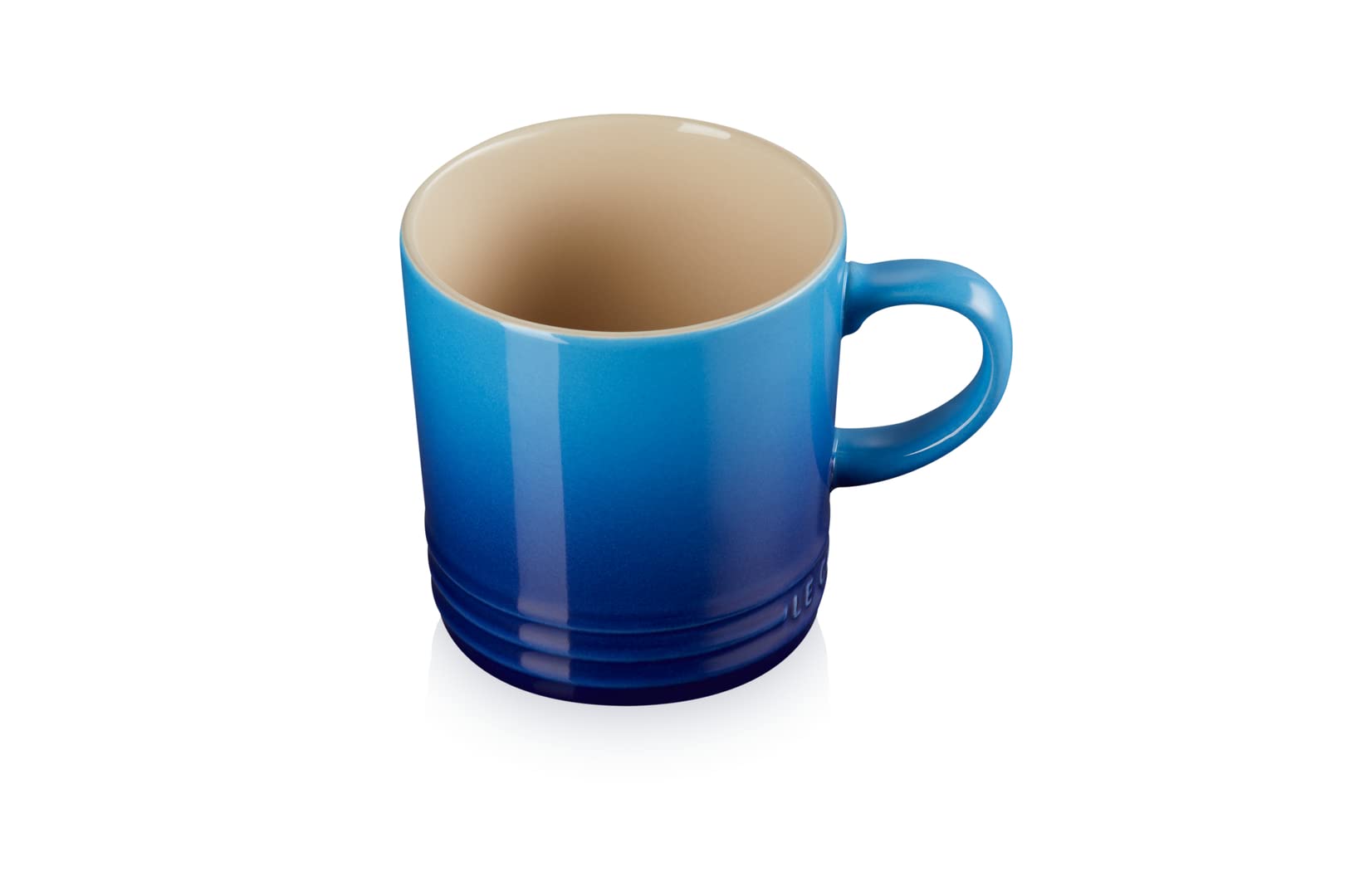 LE CREUSET Stoneware Coffee Mug,70302352200002, 350 ml, Azure