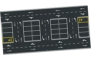 JCRBILW Model Car Parking Mat for 1 64 Scale Parking Lot Pad Large Garage Toy Scene Road Scene Mat Rubber Cloth Material Suit