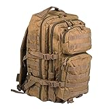 Mil-Tec Military Army Patrol Molle Assault Pack Tactical Combat Rucksack Backpack Bag 36L Coyote Tan