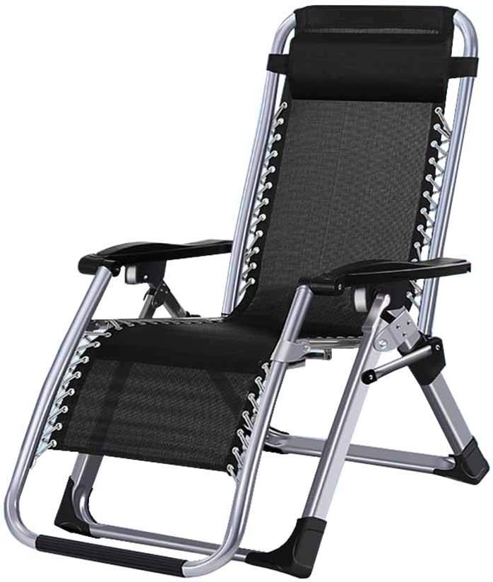 MEYLEE Zero Gravity Chair - Outdoor Sun Lounger Recliner Oversized Folding Portable Chair With Cup Holder for Patio, Garden or Lawn