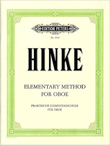 Gustav Adolf Hinke: Elementary Method For Oboe