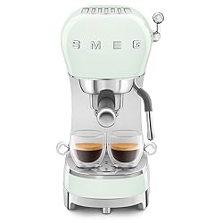 Smeg Manual Espresso Machine with Steam Wand, 15