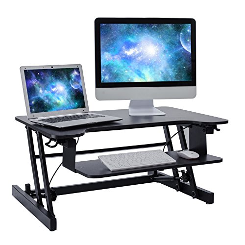 Standing Desk Adjustable Height Desk Riser Converter Stand Up Desk