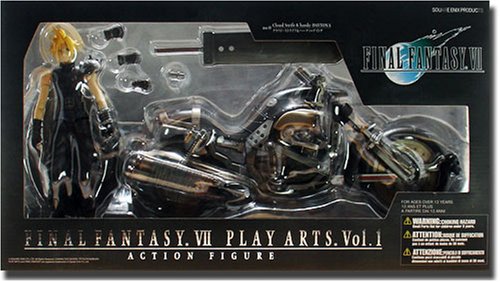 Final Fantasy VII Cloud Strife & Hardy Daytona Action Figure Deluxe Set