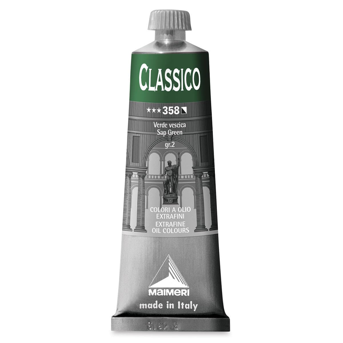 MAIMERI Classico 60ml Extra Fine Artist Oil Colour, Juice Green