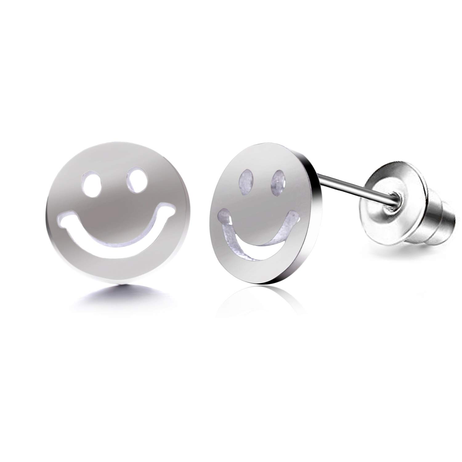 30 Assorted Stainless Steel Stud Earrings for Teen Girls - Hypoallergenic Fairy Earrings with Faux Pearls & Pink CZ Cats