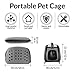 FRiEQ Foldable Hard Cover Pet Carrier with Shoulder Strap - Pet Travel Kennel Cats, Small Dogs & Rabbits