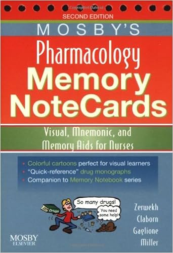 Mosby S Pharmacology Memory Notecards Visual Mnemonic And Memory Aids For Nurses Zerwekh Joann 0884416729539 Pharmacology Amazon Canada