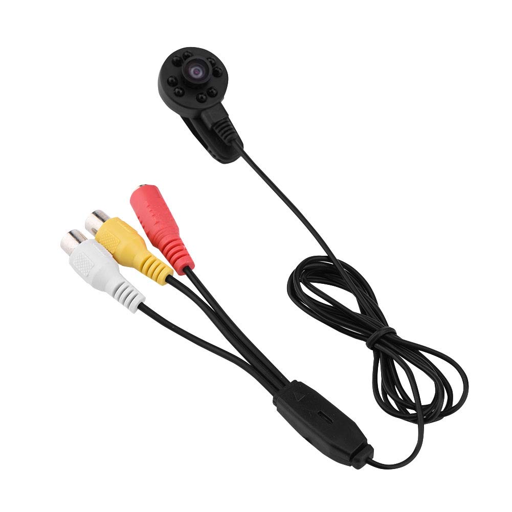 fosa CCTV Cameras Mini Wired CCTV Camera Security Camera 8 LED IR Night Vision Camera Hidden Audio and Video FPV Micro Camera