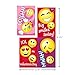 Hallmark Valentines Day Cards and Mailbox for Kids School Classroom Exchange, Emoticons (1 Box, 32 Valentine Cards, 35 Stickers, 1 Teacher Card)