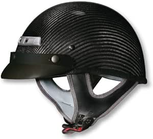 Download Amazon.com: Vega DOT Carbon Fiber Motorcycle Half Helmet ...