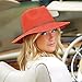 Wallaroo Hat Company Women’s Naples Fedora – UPF 50+, Colorful, Designed in Australia, Orange