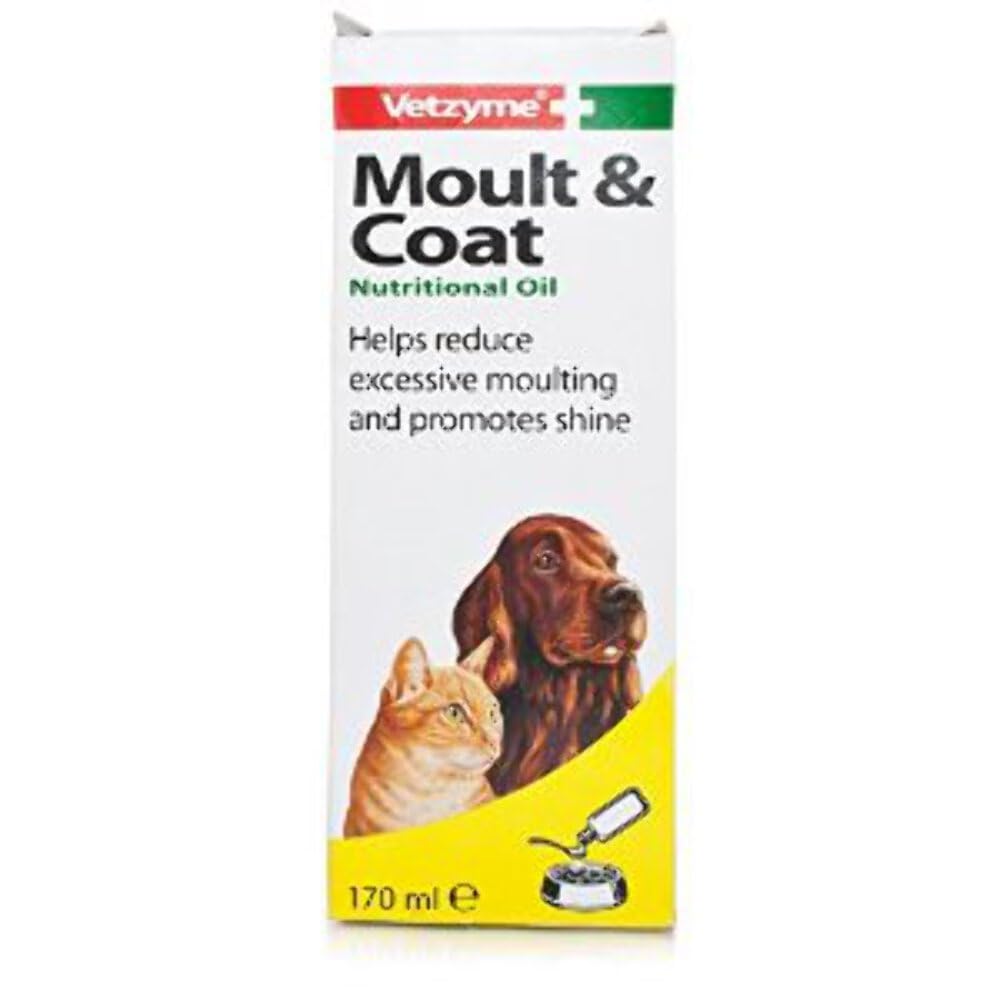 Vetzyme Moult and Coat Oil, 150ml