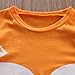 Newborn Baby Boy Girl Fox Romper Summer Jumper Playsuit Outfits (18-24 Months) Orange