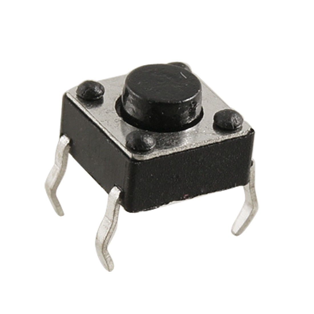 Sourcingmap 20 Pcs 6x6x4.3mm 4 Pins DIP Through-Hole Momentary Tact Tactile Switch