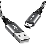 AGVEE Durable Nylon Braided [3 Pack 3ft] Camera USB Data Transfer & Charger Cable Wire Cord for Canon PowerShot Rebel EOS ELP