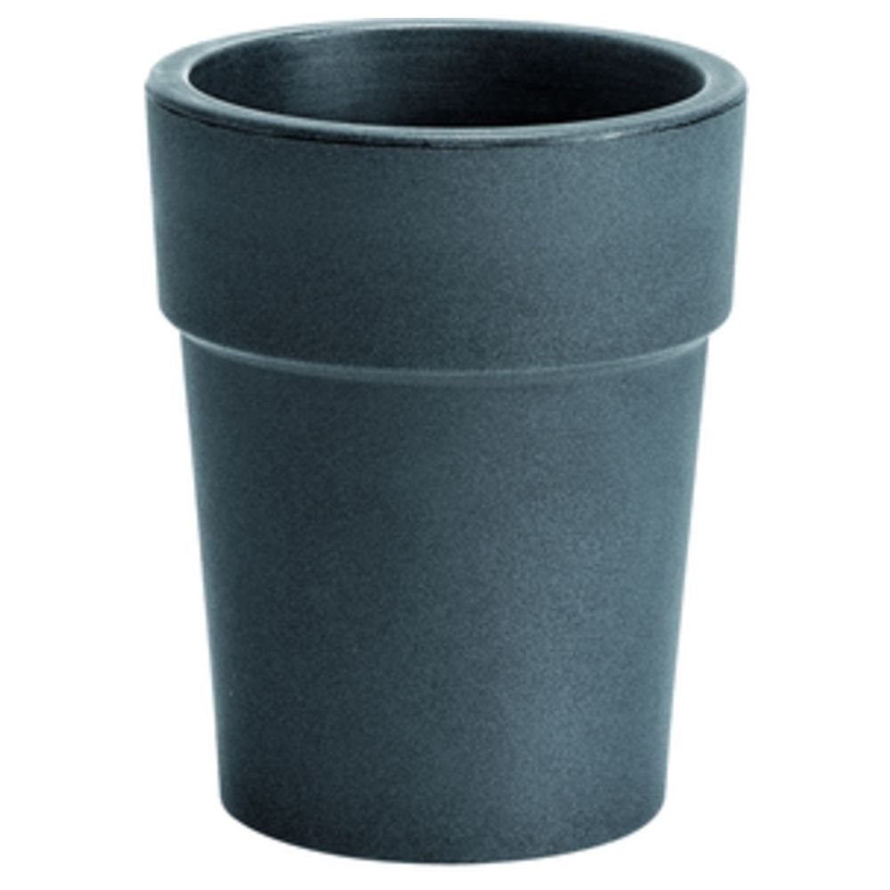Nicoli R3920P Evolution Matt Rotational Moulding Ares Round Vase, Anthracite, 20 cm
