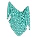 Large Premium Knit Baby Swaddle Receiving Blanket Mermaids 