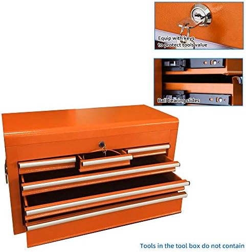Tool Box 8 Drawerportable Tool Chest With Wheels And Drawers For Storage Garagetop Chest Removable Rolling Tool Cabinettopbottom Key Lockable