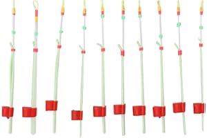 Shanrya Ice Fishing Pole End,Ice Fishing Rod Tip Portable Wear Resistant Mini Lightweight for Winter Fishing