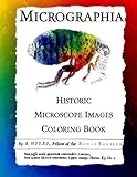 Micrographia: Historic Microscope Images Coloring Book (Historic Images) (Volume 1) by Frankie Bow