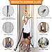 Magnetic Screen Door with Heavy Duty Mesh Curtain and 26 Magnets from Top to Bottom Frame Hook & Loop Fits Doors Up to 39