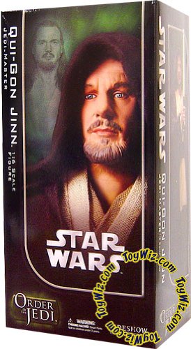 Sideshow Order of the Jedi Collectibles Star Wars Deluxe 12 Inch Action Figure QuiGon Jinn