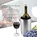Secura Wine Chiller Bucket Stainless Steel Wine Cooler, Double Wall Keeps Wine Cold, Fits All 750 ML Bottles