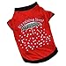 Ninasill New Beautiful Raindrops Bone Summer Pet Puppy Small Dog Cat Pet Clothes, Vest T Shirt Apparel Hot (XS)