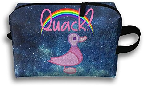 Cute Quack Duck Toiletry Bag Unisex Travel Toiletries Bag Sturdy Hanging Organizer