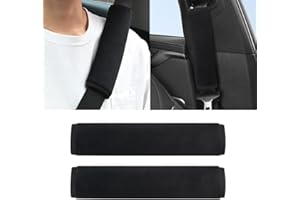 2Pcs Car Seat Belt Pads HADEEONG Shoulder Seatbelt Pads Cover Safety Belt Strap Shoulder Pad for Car Backpacks Laptop Camera 