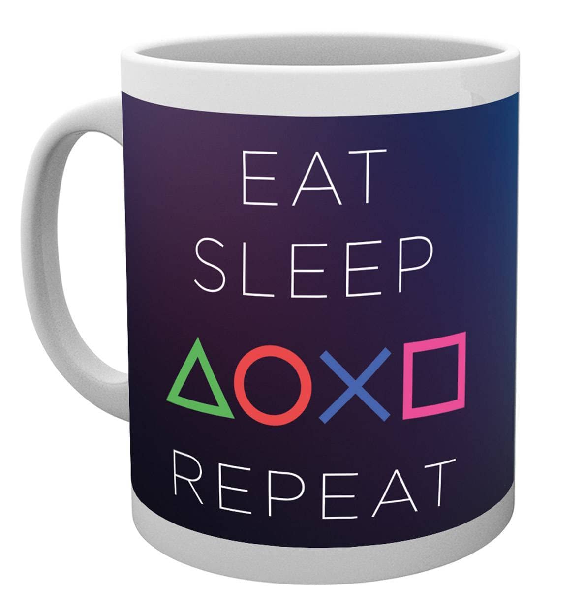 GB eye PlayStation Eat Sleep Repeat Mug