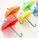 UYIKOO 6 PCS Colorful Umbrella Wall Rack Wall Key Holder Key Organizer for Keys, Jewelry and Other Small Items