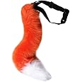 JUNBOON Faux Fur Tail for Cosplay Halloween Party Costume
