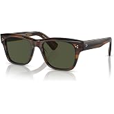 Oliver Peoples 0OV5524SU Birell sun 172452 Tuscany tortoise/Green Square Unisex Sunglasses
