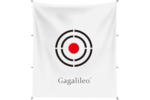 Gagalileo Golf Target Cloth Replacement : Portable Easy Setup with S-Hooks & Ropes, All Golfers Training Accuracy for Backyard & Garage