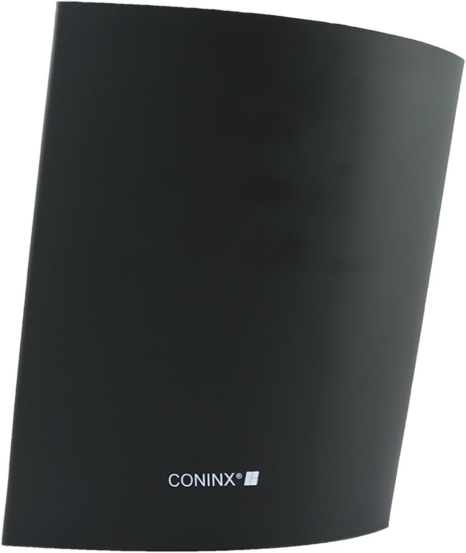 Knife Holder Without Knives by Coninx - Black Universal Knife Block - High End New 2019 Design - For Safe, Clean and Tidy Storage of Knifes (Knives Not Included)