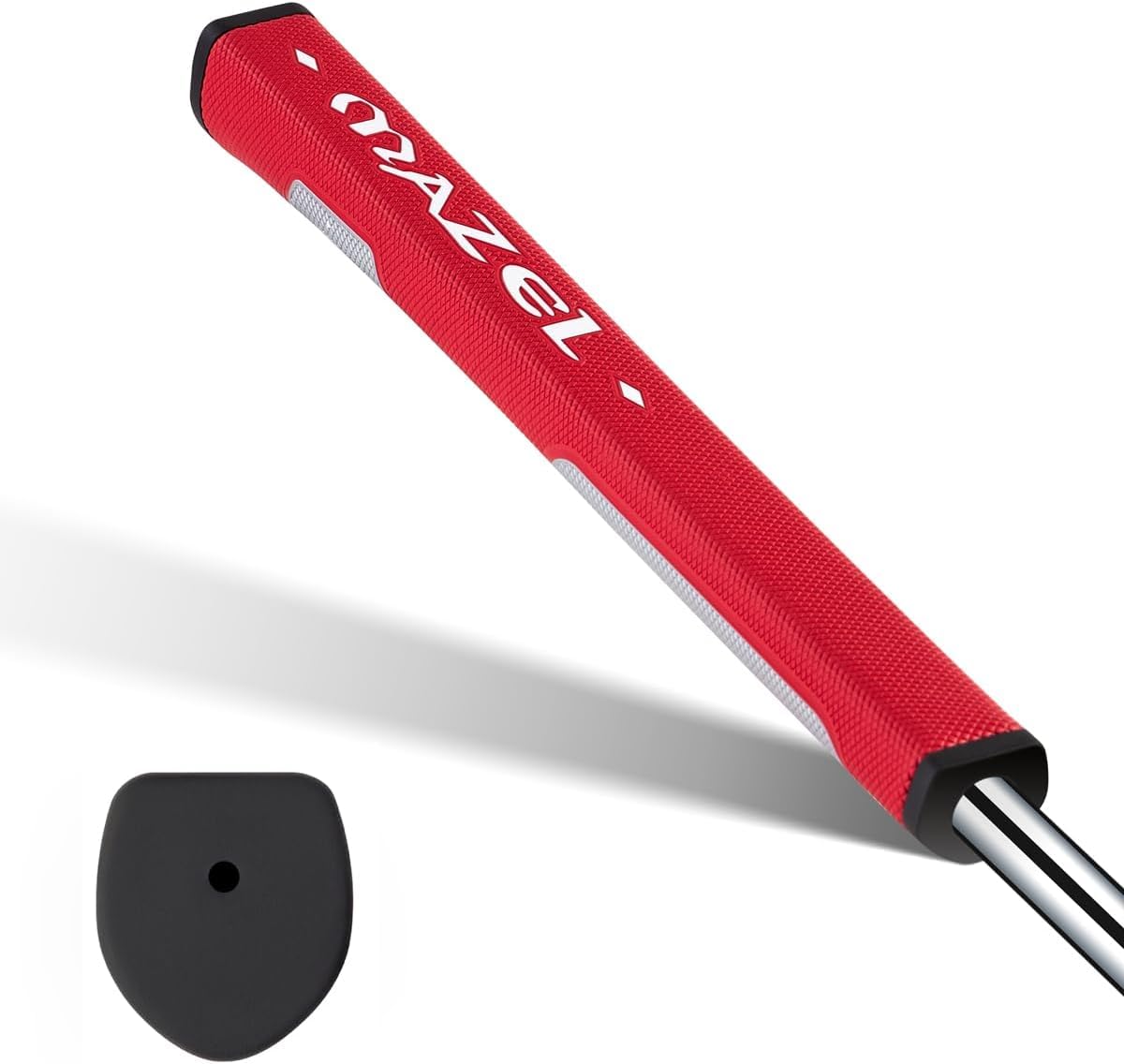 MAZEL Ultra-light Golf Putter Grip 2.0 Non-slip Texture Design, Improves Stability of Gripping and Putting (Red)