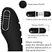 Shaell Black Silicone Wonderful Finger Massager Stimulation Vibrating Waterproof Body Massager Toys [Ship from USA Directly]