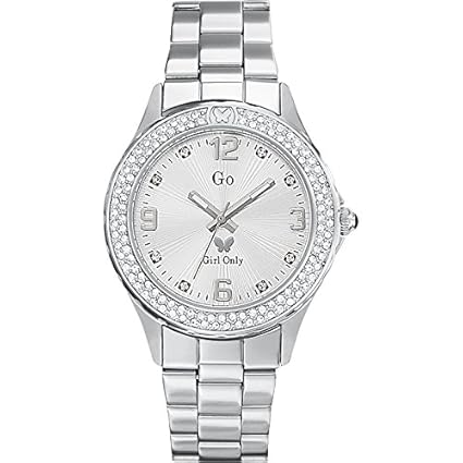 GO, Girl Only Glamour Analogue Silver Dial Womens Watch - 694520