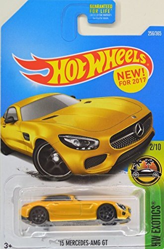 Hot Wheels 2017 HW Exotics '15 Mercedes-AMG GT 256/365, Yellow