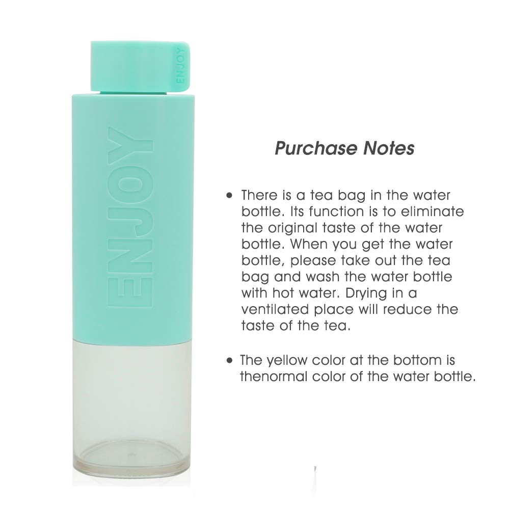 Trinkflasche Wasserflasche Auslaufsicher BPA Frei für Outdoor, Sport, Schule, Fitness und Fitnessstudio 500ML, Grün