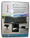 Legrand - Wiremold WSR320-S Desktop Power Center, Surge Protector Power Strip with 3 Power Outlets And 2 USB Outlets for Charging, Black/Silver