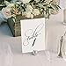 Bliss Collections Navy Wedding Table Numbers, Double Sided 4x6 Calligraphy Design, Numbers 1-25 and Head Table Card Included