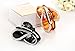 Cfalaicos Women Kid Girl Hair Clip Pin Claw Barrettes Accessories (1 Khaki + 1 Black butterfly Claw)