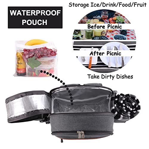 Apollo Walker Picnic Backpack Set for 2 Person with