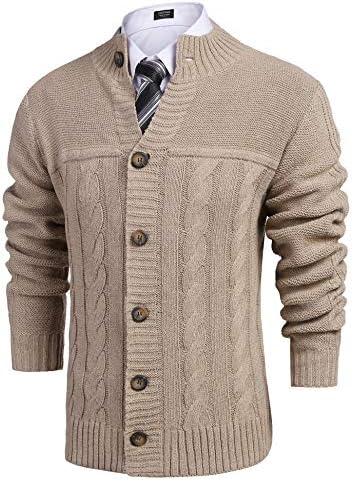 Slim Fit Knitwear Shawl Collar Sweater 